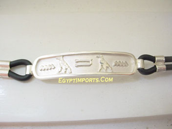 Egyptian personalized hieroglyphs cartouche bracelets bangles with your name